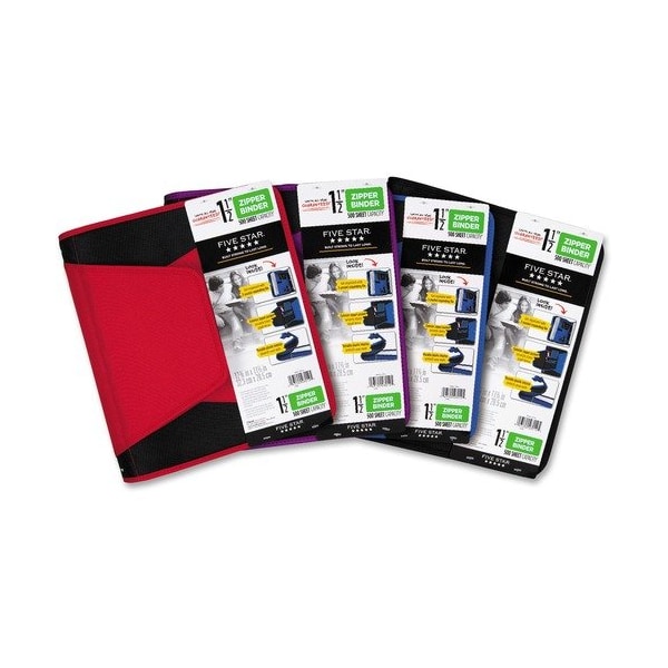 Mead Binder, Zipper, Pocket/FileExpander, 2-3/4inx11-1/4inx12-3/4in, MI MEA28012 - main